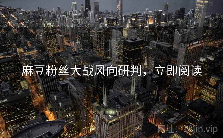 麻豆粉丝大战风向研判，立即阅读
