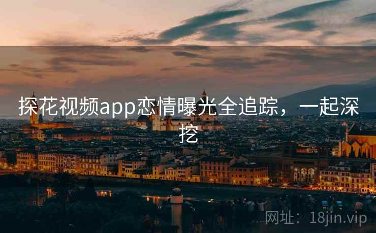 探花视频app恋情曝光全追踪，一起深挖