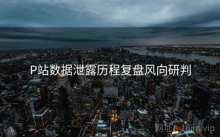 P站数据泄露历程复盘风向研判