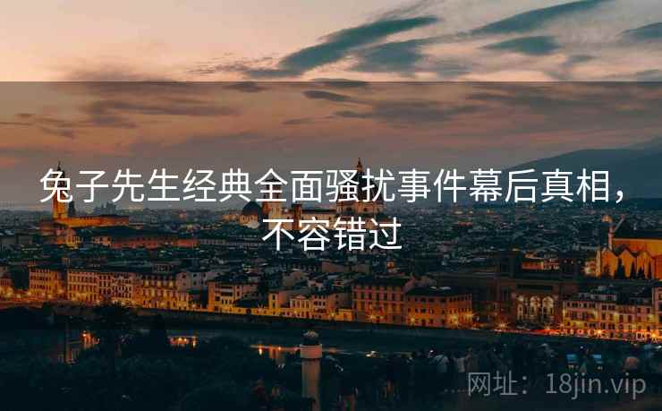 兔子先生经典全面骚扰事件幕后真相，不容错过