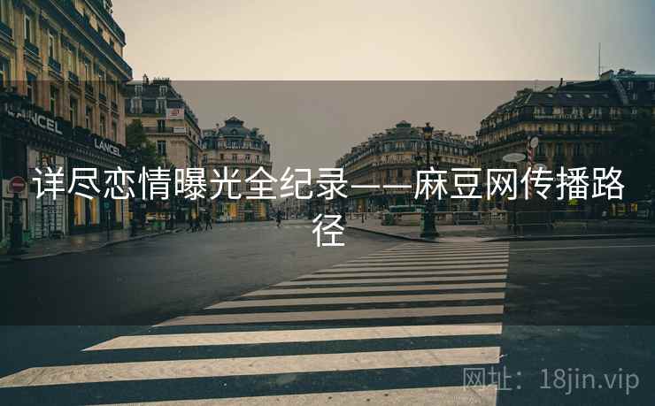 详尽恋情曝光全纪录——麻豆网传播路径